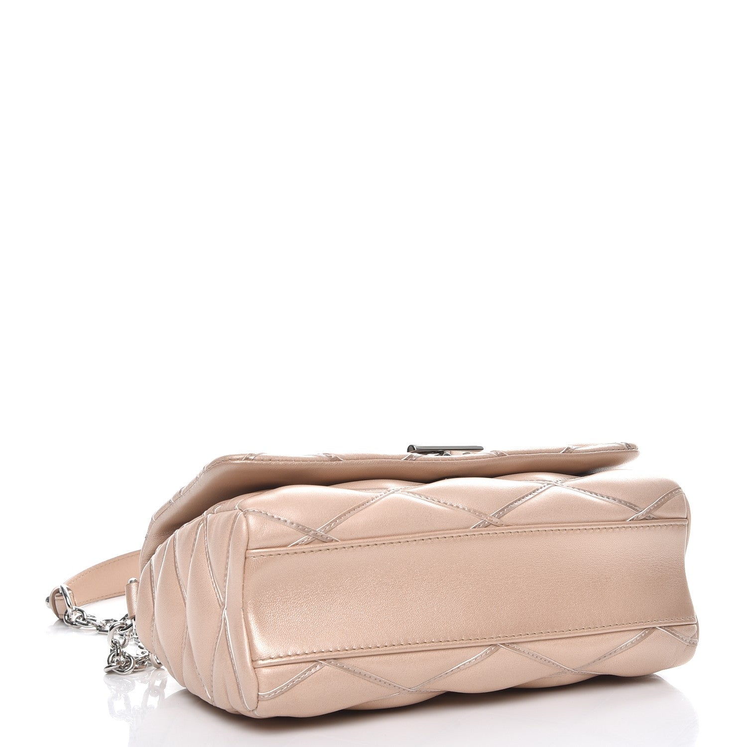 Louis Vuitton Lambskin Malletage GO-14 PM Champagne 5 of 9