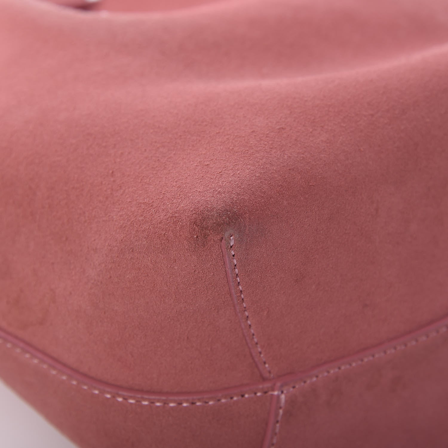 Mansur Gavriel Suede Mini Mini Bucket Bag Blush 10 of 15