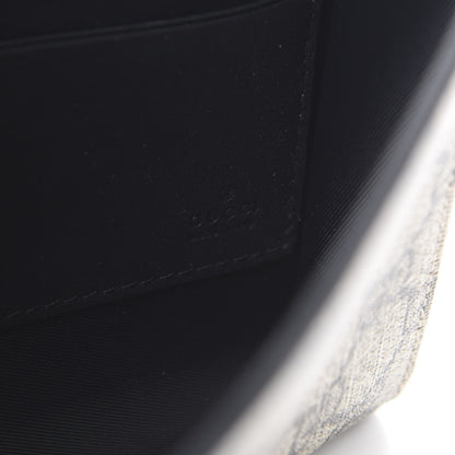 Gucci GG Supreme Monogram Mini Peony Pearly Clutch Black 5 of 7