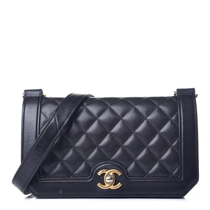 Chanel Calfskin Quilted Small Flap Black 1 of 9