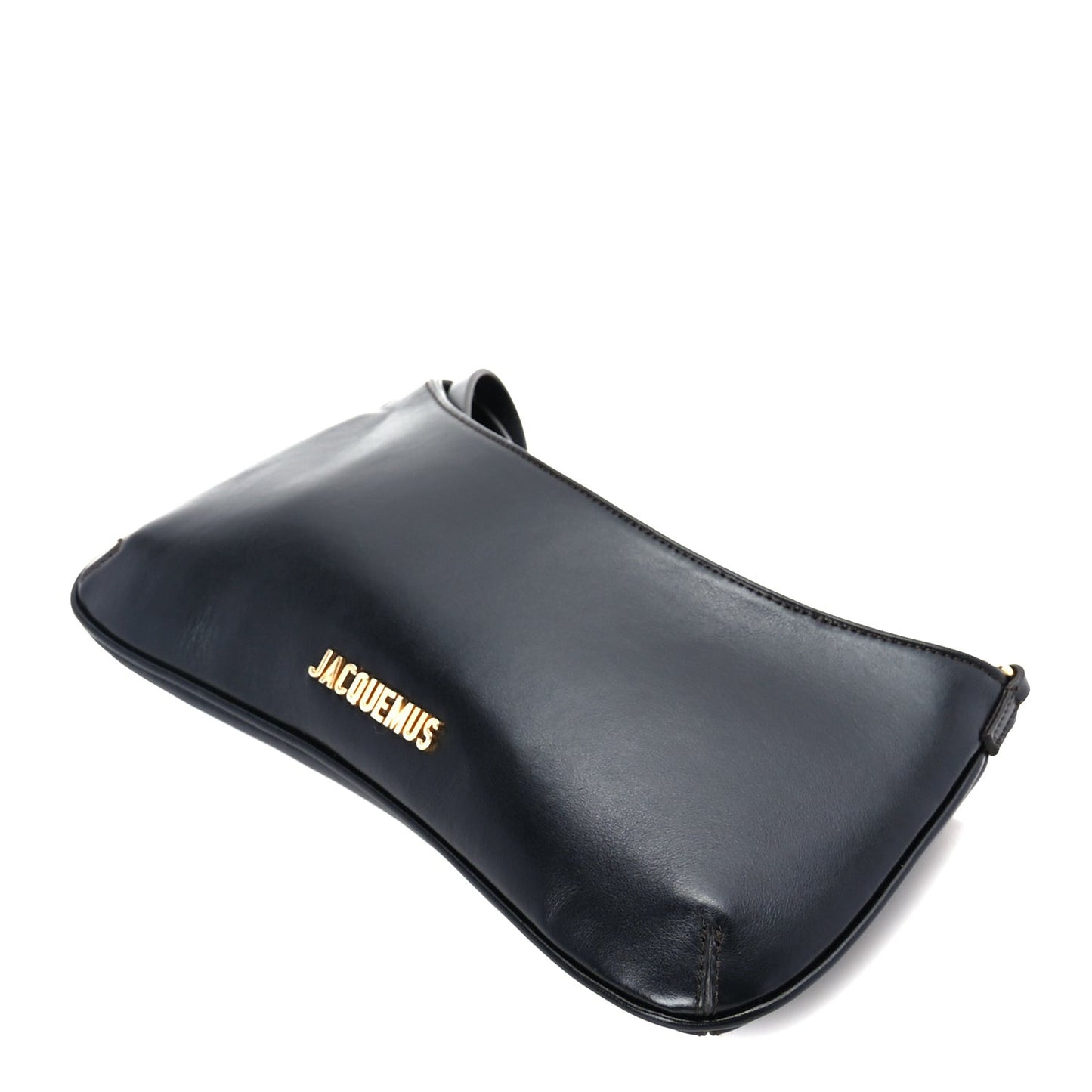 Smooth Calfskin Le Bisou Perle  Black