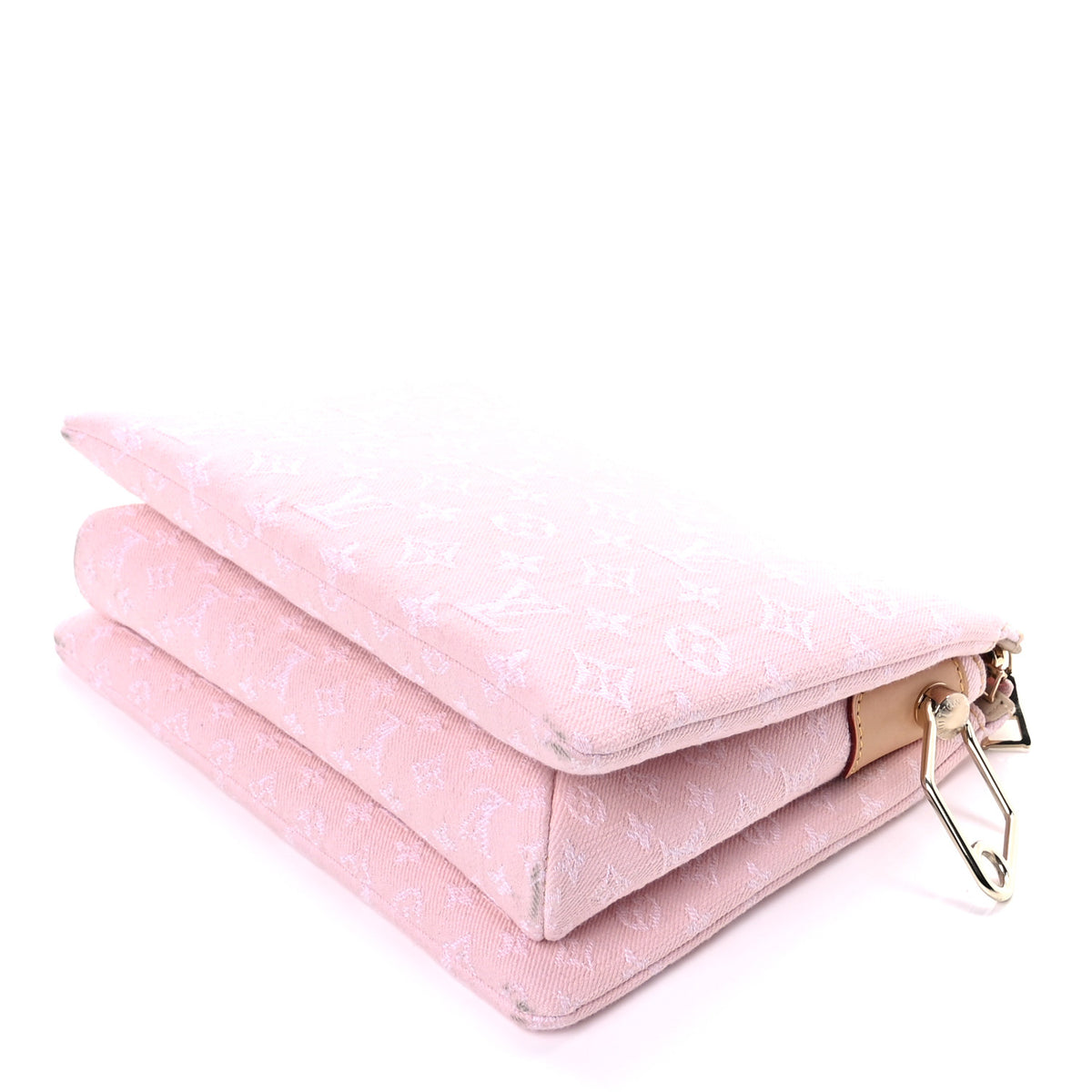 Monogram Denim Coussin PM Pink