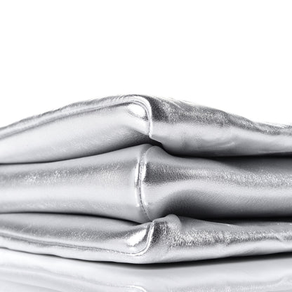 Louis Vuitton Metallic Lambskin Embossed Monogram Coussin PM Silver 8 of 10