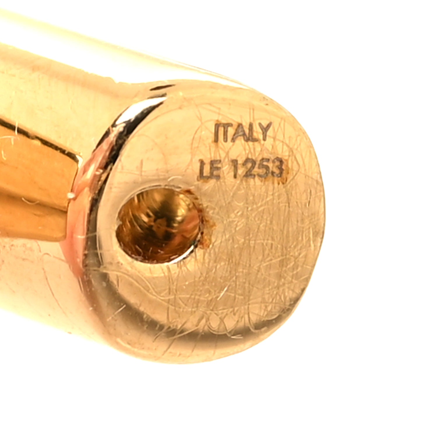 Brass Essential V Hoop Earrings Gold