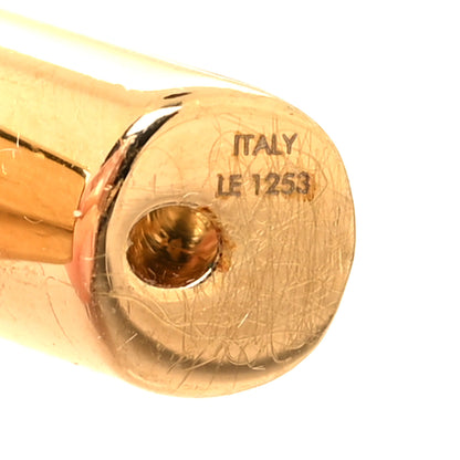 Louis Vuitton Brass Essential V Hoop Earrings Gold 4 of 5