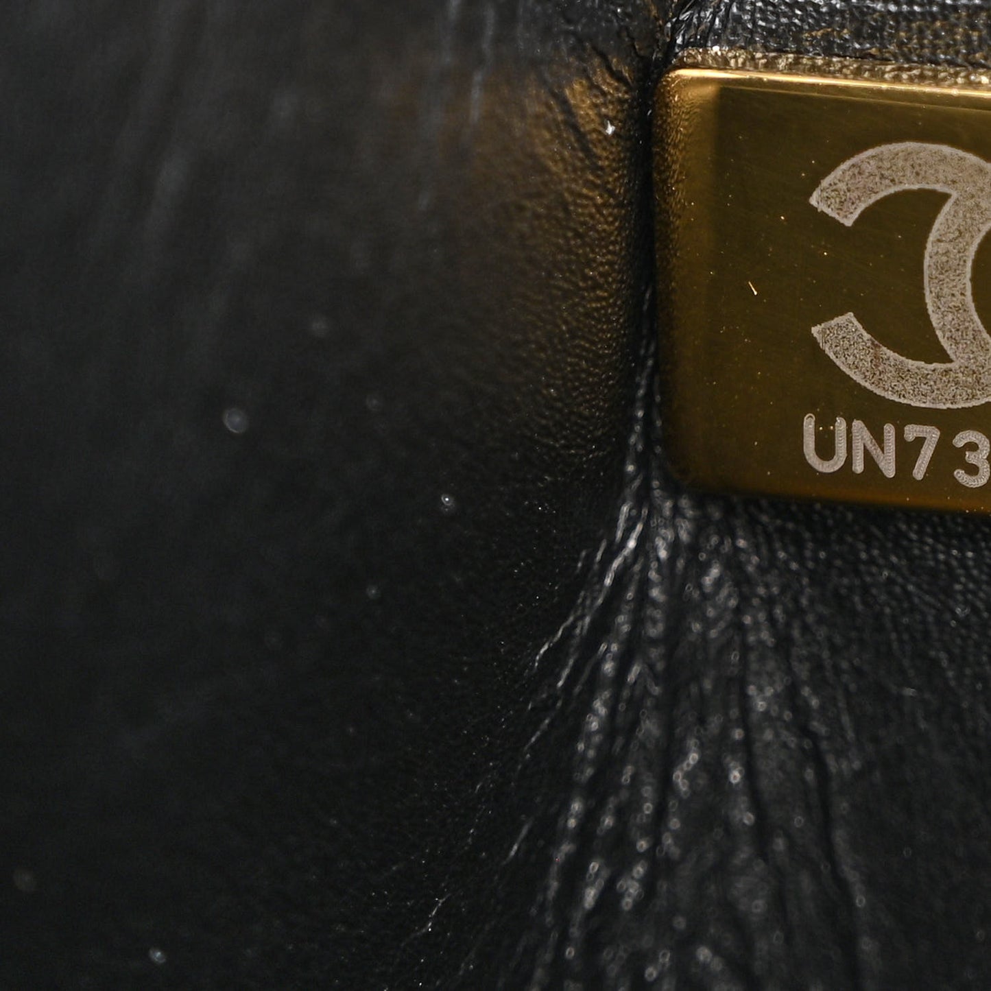 Caviar Quilted Large Shopping Tote Black