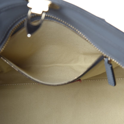 Valentino Garavani Vitello Rockstud Double Handle Tote Grey 9 of 12