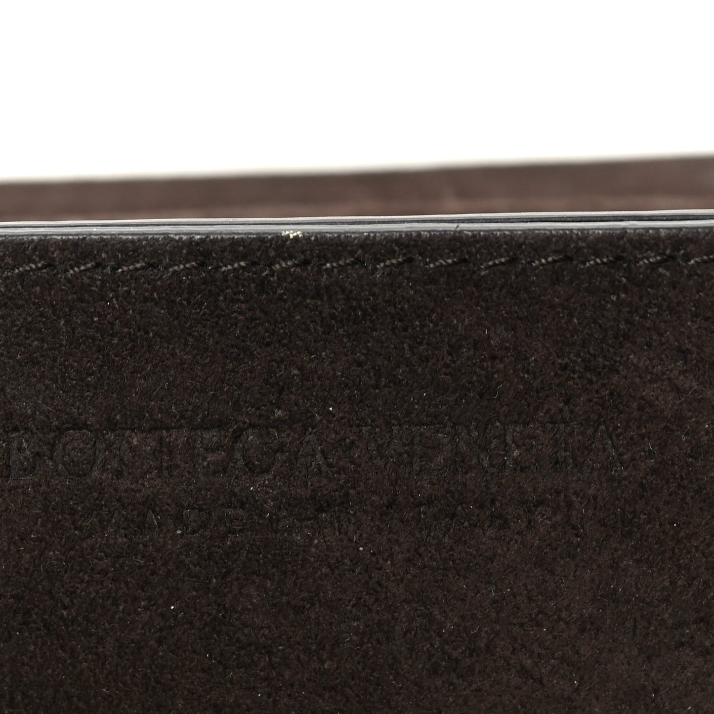 Spazzolato Calfskin Mini Classic BV Bag  Brown