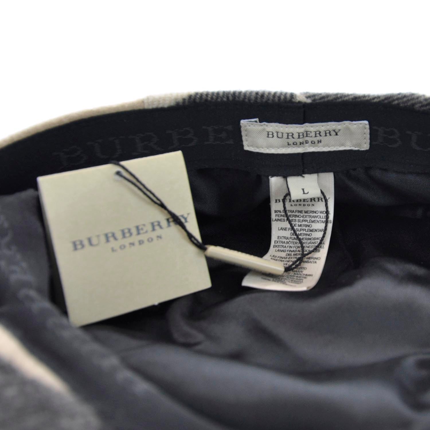 Burberry Wool House Check Jasmine Newsboy Cap Large 5 of 6