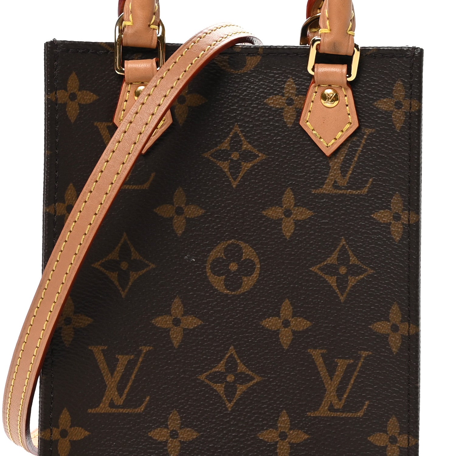 Louis Vuitton Monogram Petit Sac Plat 7 of 9
