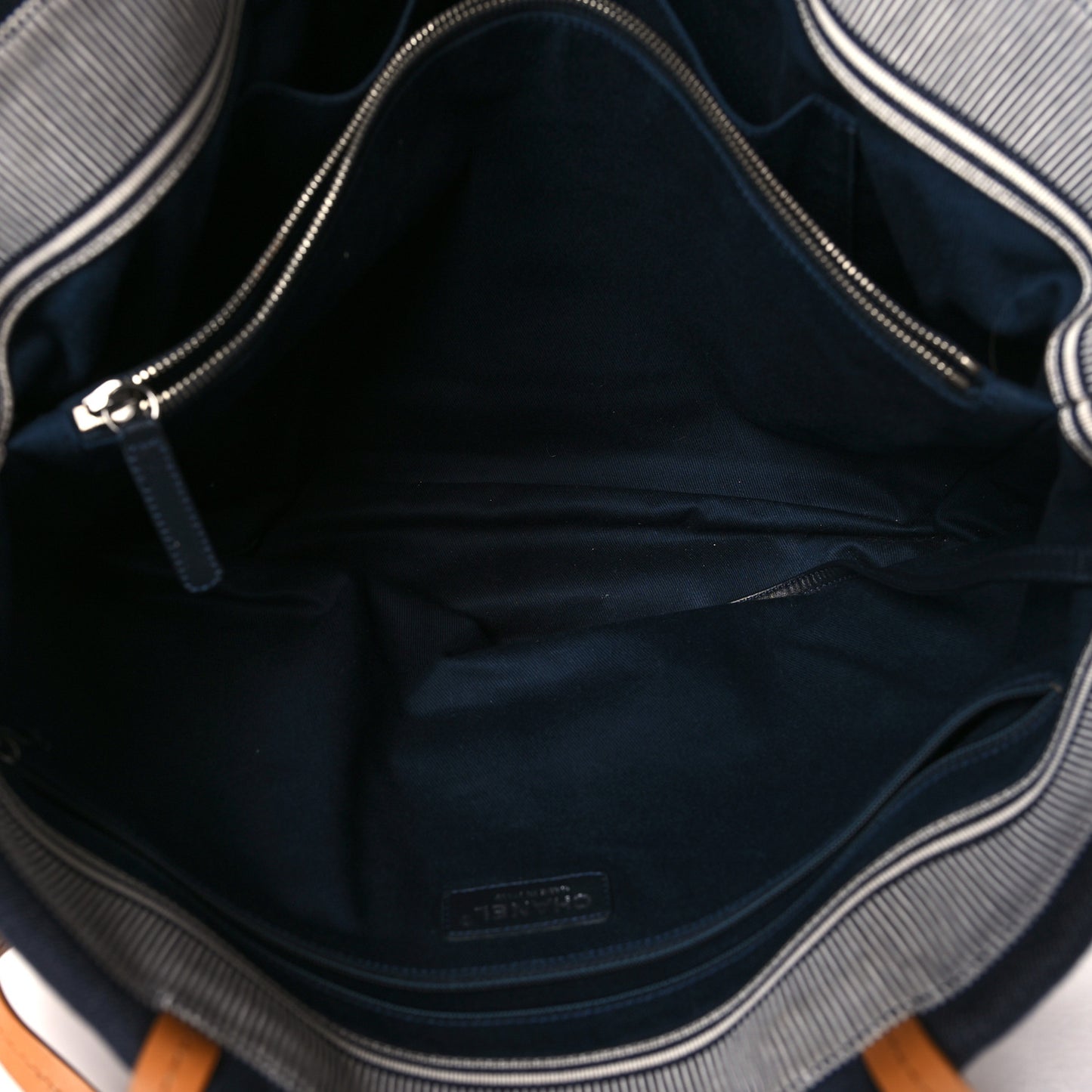 Denim Large Shopping Tote Blue