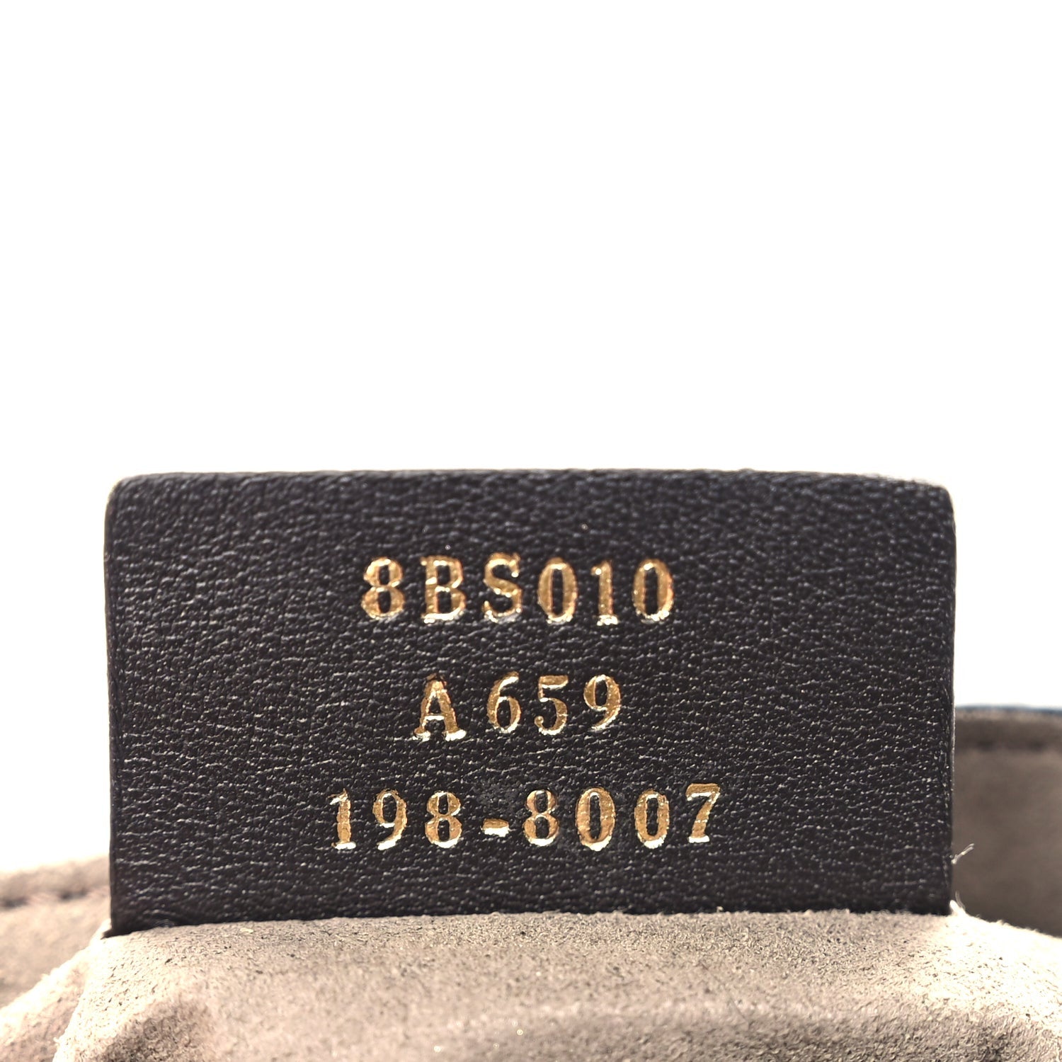 Fendi Vitello Liberty F is  Bi-Color FF 1974 Embossed Mini Mon Tresor Bucket Bag Maya Black Maya 6 of 8