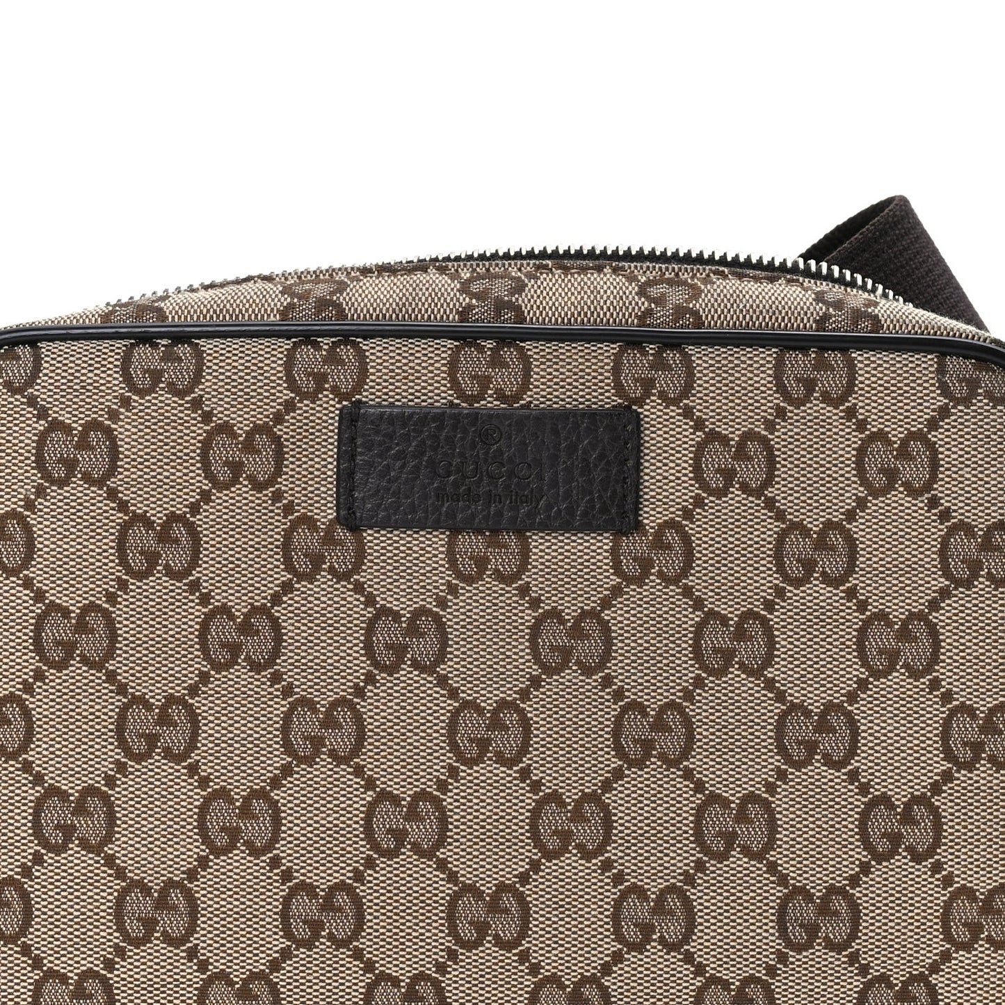 Monogram Belt Bag Dark Brown