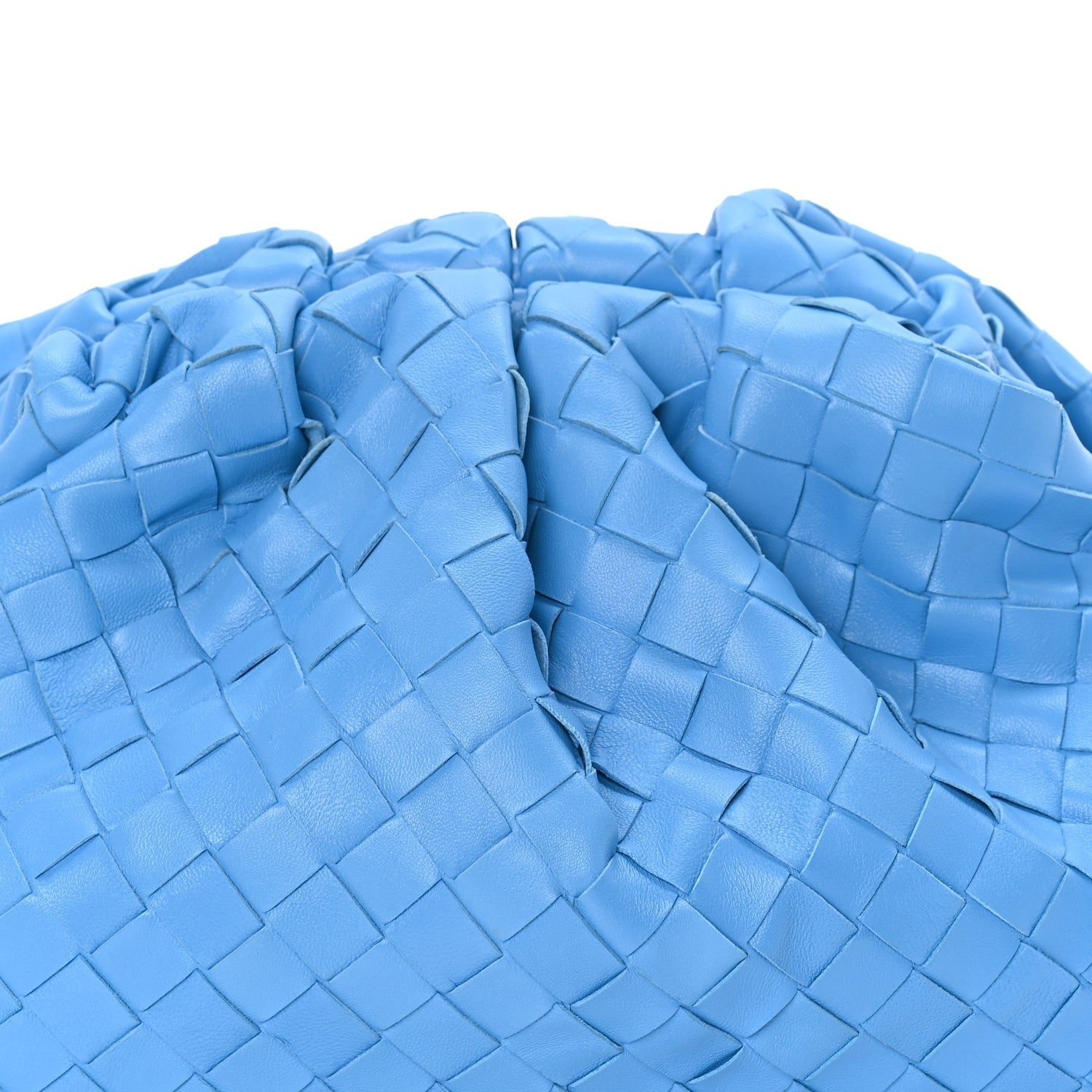 Bottega Veneta Nappa Maxi Intrecciato The Pouch Oversized Clutch  Swimming Pool 3 of 7