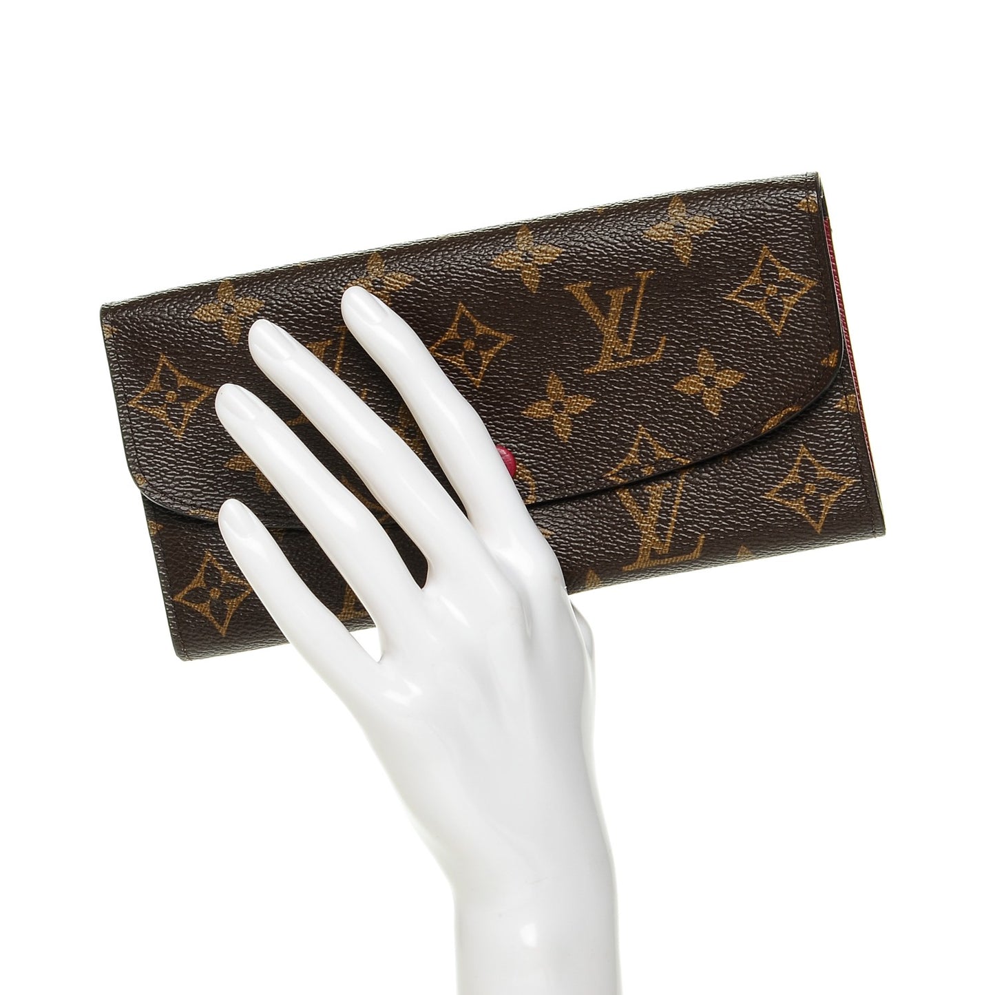 Monogram Emilie Wallet Fuchsia