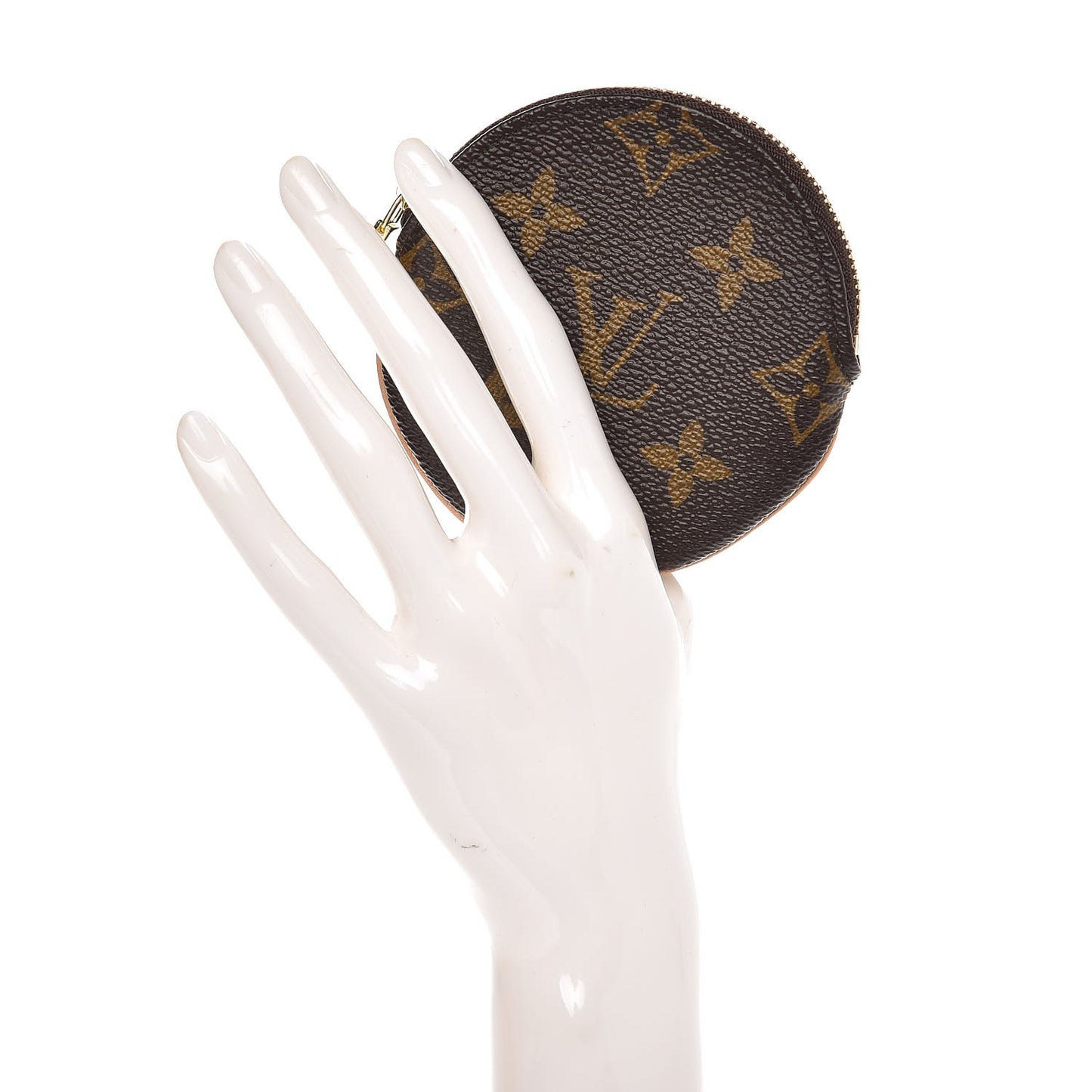 Monogram Round Coin Purse