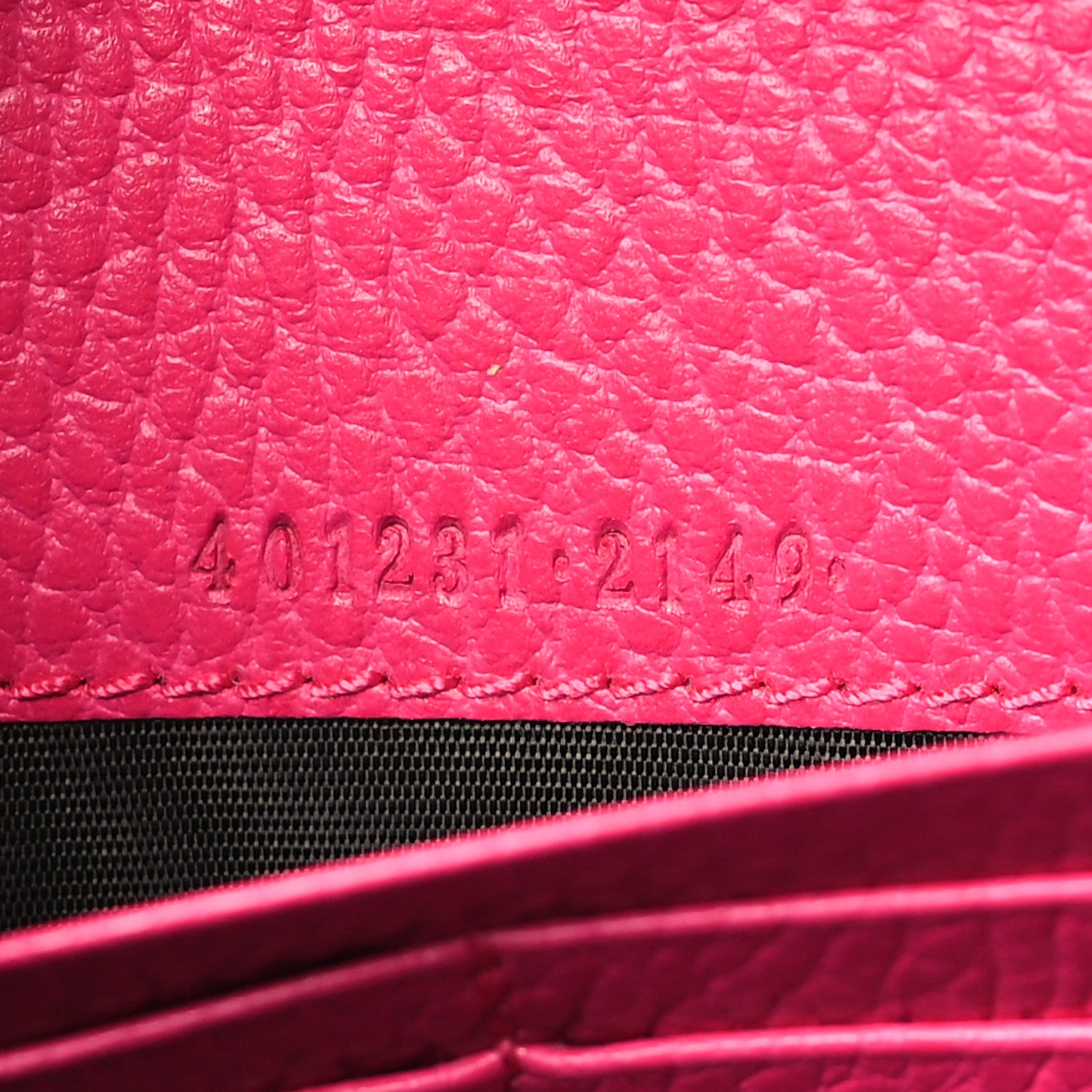 Gucci Dollar Calfskin Crystal Mini Dionysus Chain Wallet Box Pink 7 of 10