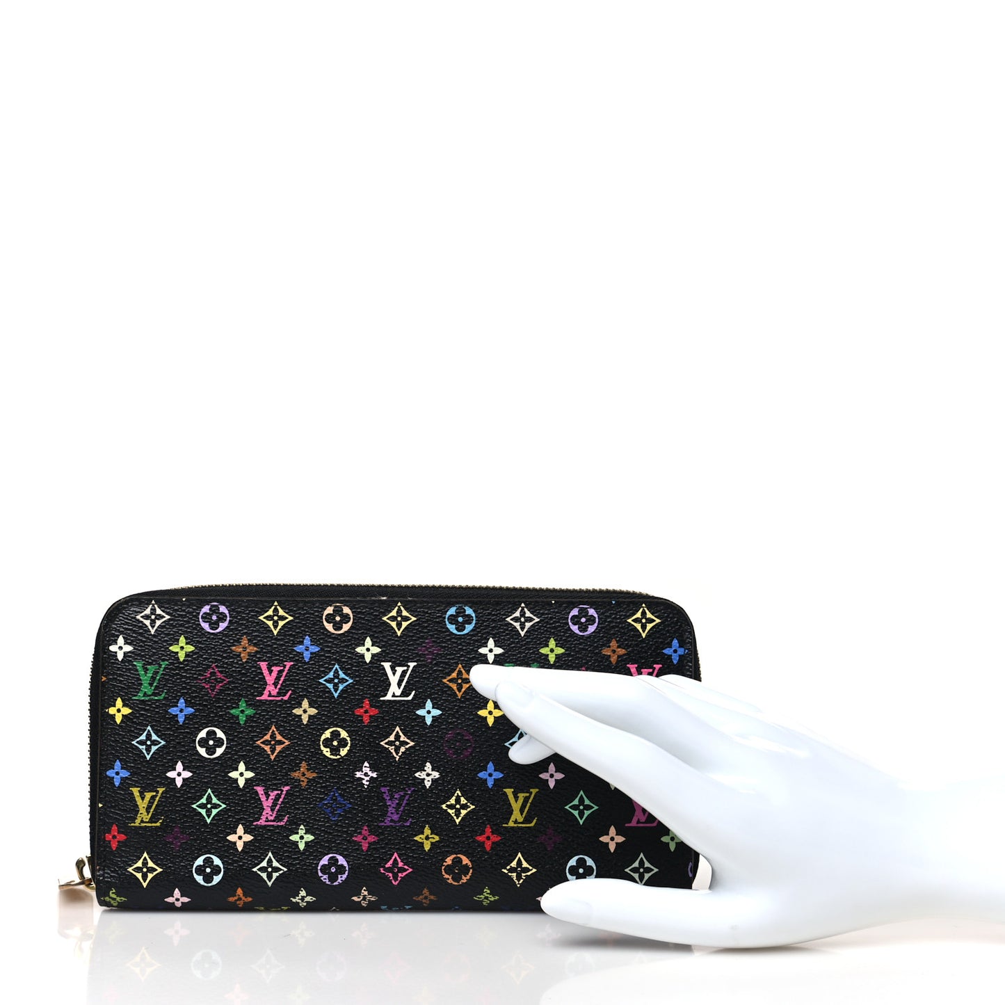 Monogram Multicolor Zippy Wallet Black Grenade