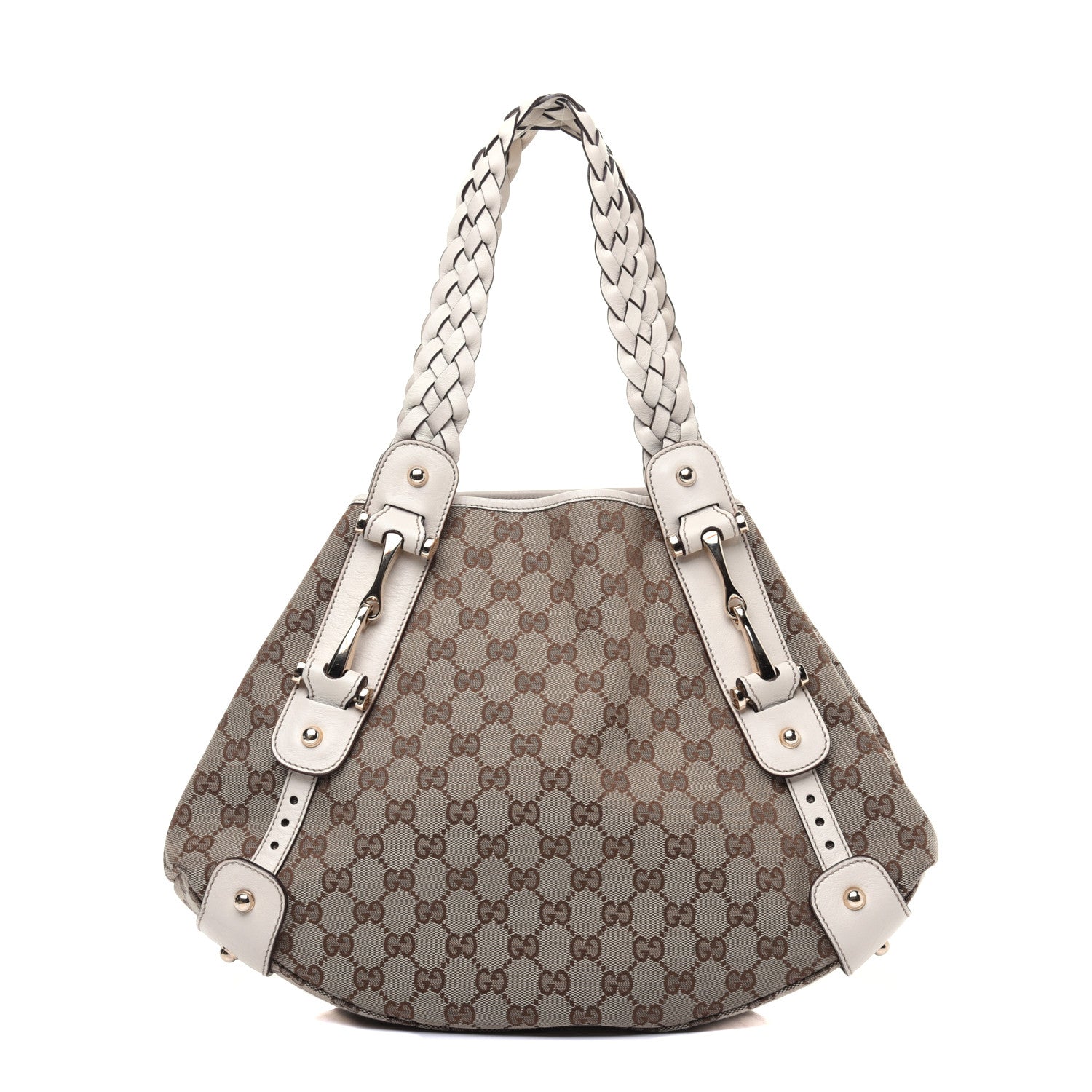 Gucci Monogram Small Pelham Shoulder Bag Off White 1 of 15