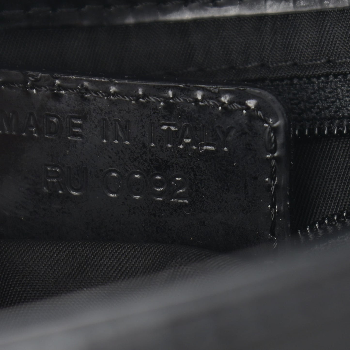 Nylon Saddle Bag Black