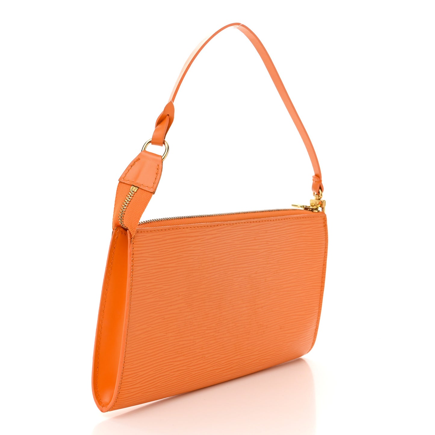 Epi Pochette Accessories 24 Mandarin