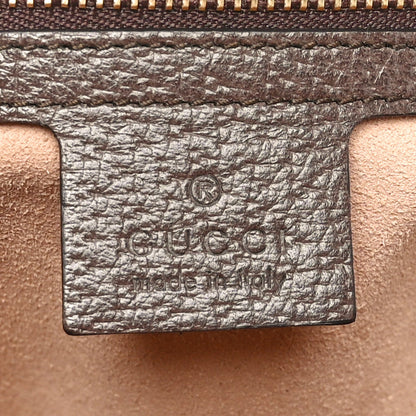 Gucci GG Supreme Monogram Web Medium Ophidia Top Handle Dome Bag Brown 6 of 7