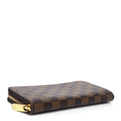 Louis Vuitton Damier Ebene Zippy Wallet Rose Ballerine 4 of 7