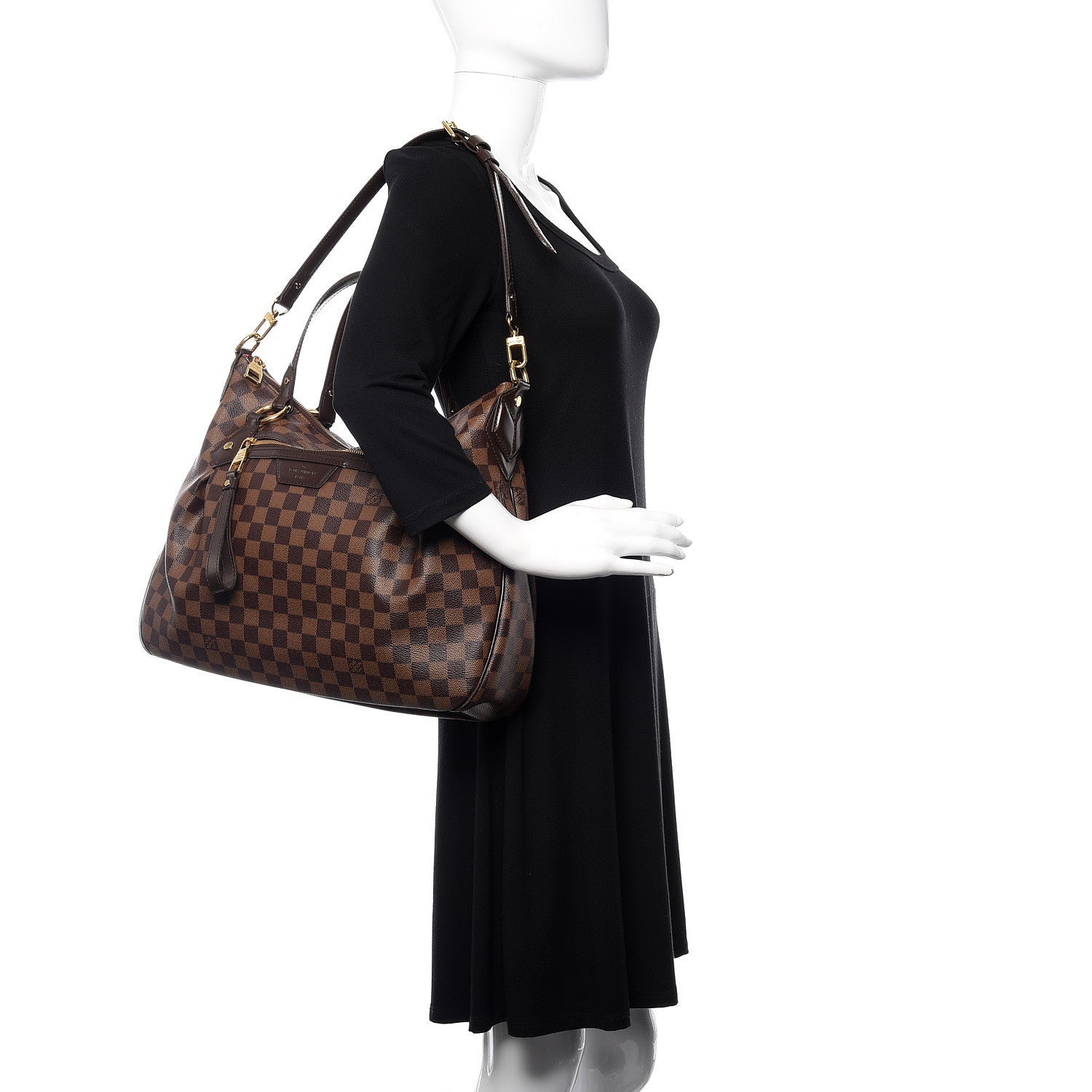 Louis Vuitton Damier Ebene Evora MM 2 of 10