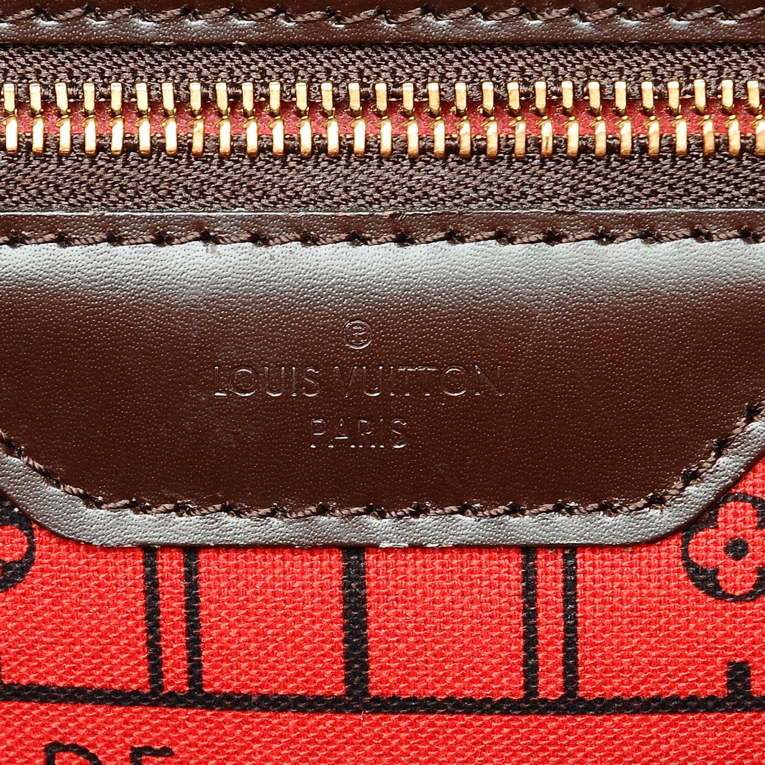 Louis Vuitton Damier Ebene Neverfull MM 6 of 7