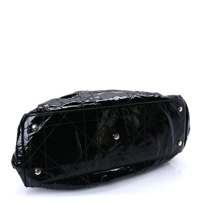 Christian Dior Patent Cannage Medium Le Trente Tote Black 3 of 7