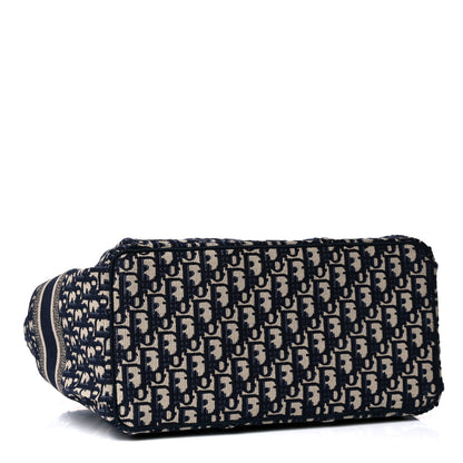 Christian Dior Oblique Catherine Tote Blue 5 of 16