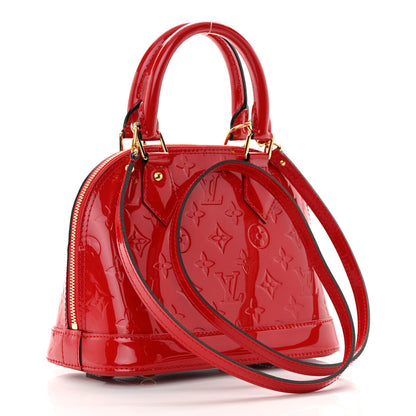 Louis Vuitton Vernis Alma BB Pomme D'Amour 3 of 14