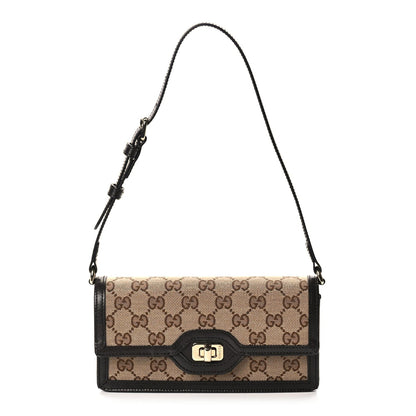 Gucci Monogram Mini Luce Shoulder Bag  Beige Ebony 1 of 8