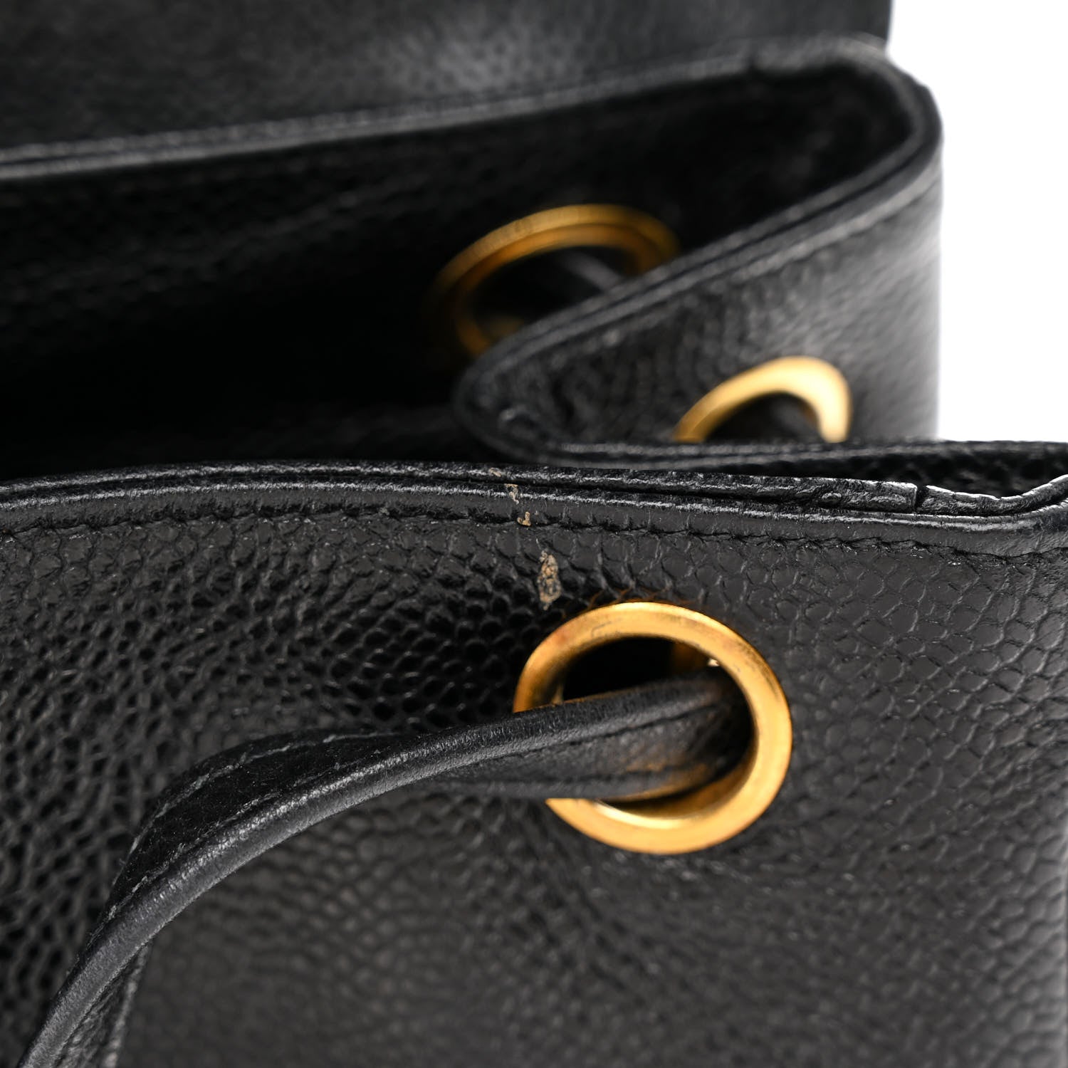 Chanel Caviar CC Backpack Black 13 of 14