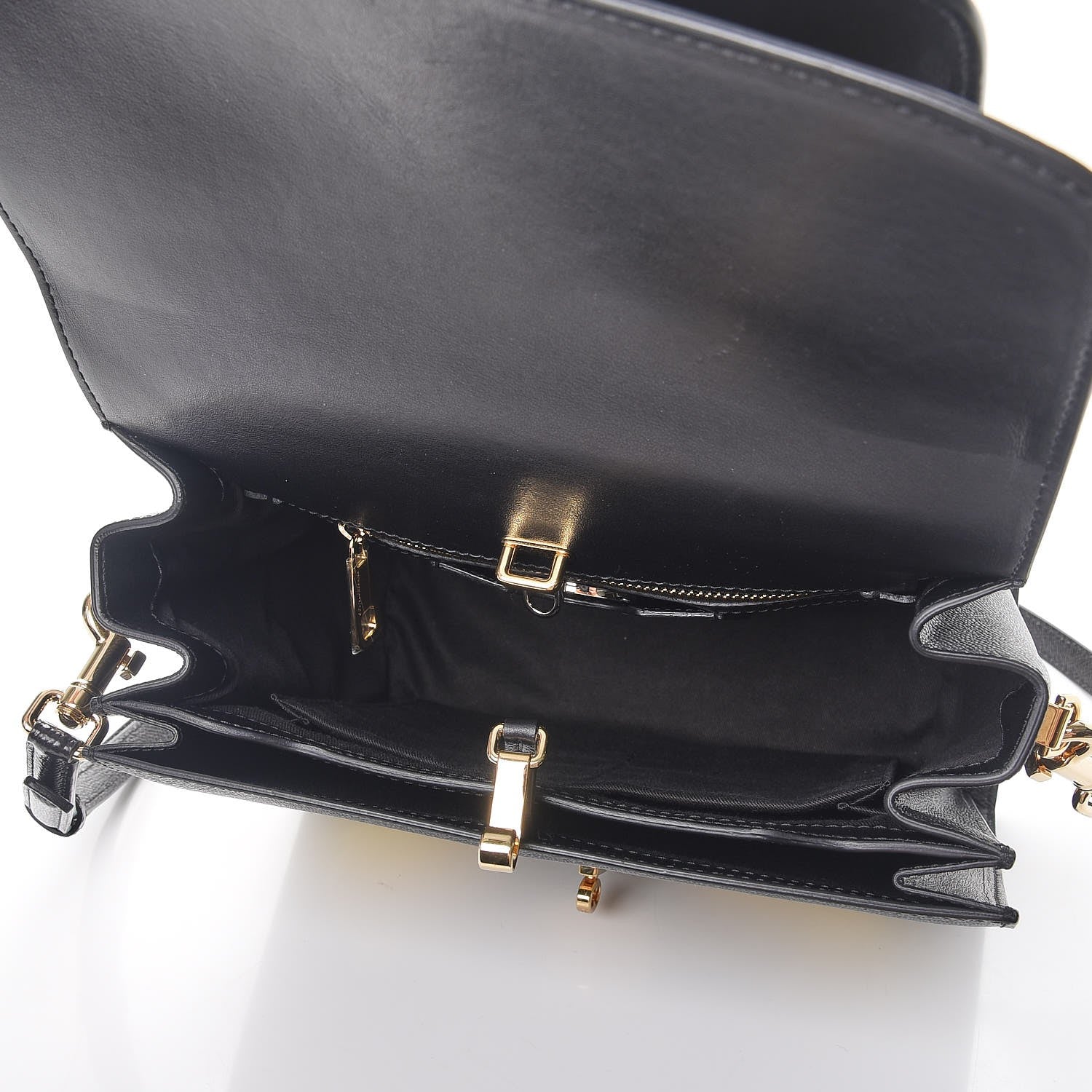 Dolce & Gabbana Dauphine Tulip Printed Medium Greta Satchel Black 5 of 8