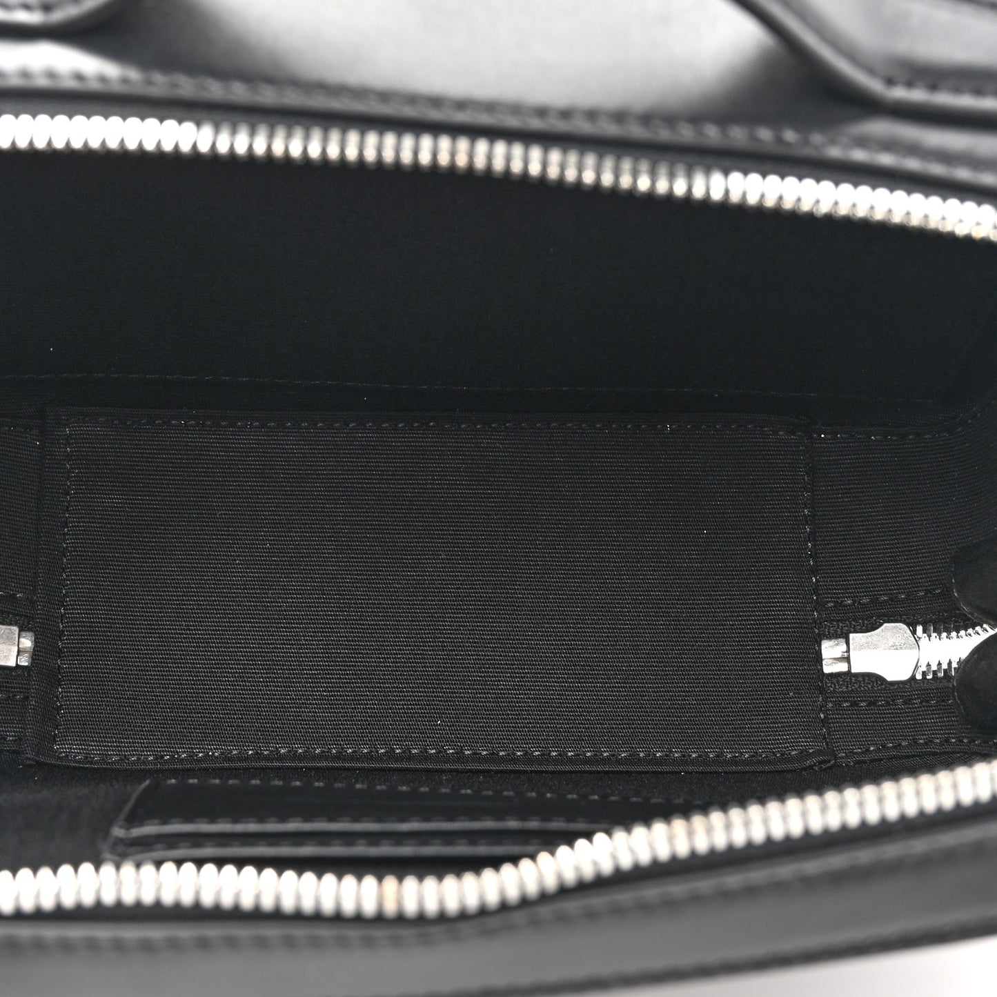 Triomphe Canvas Top Handle Messenger Box Black