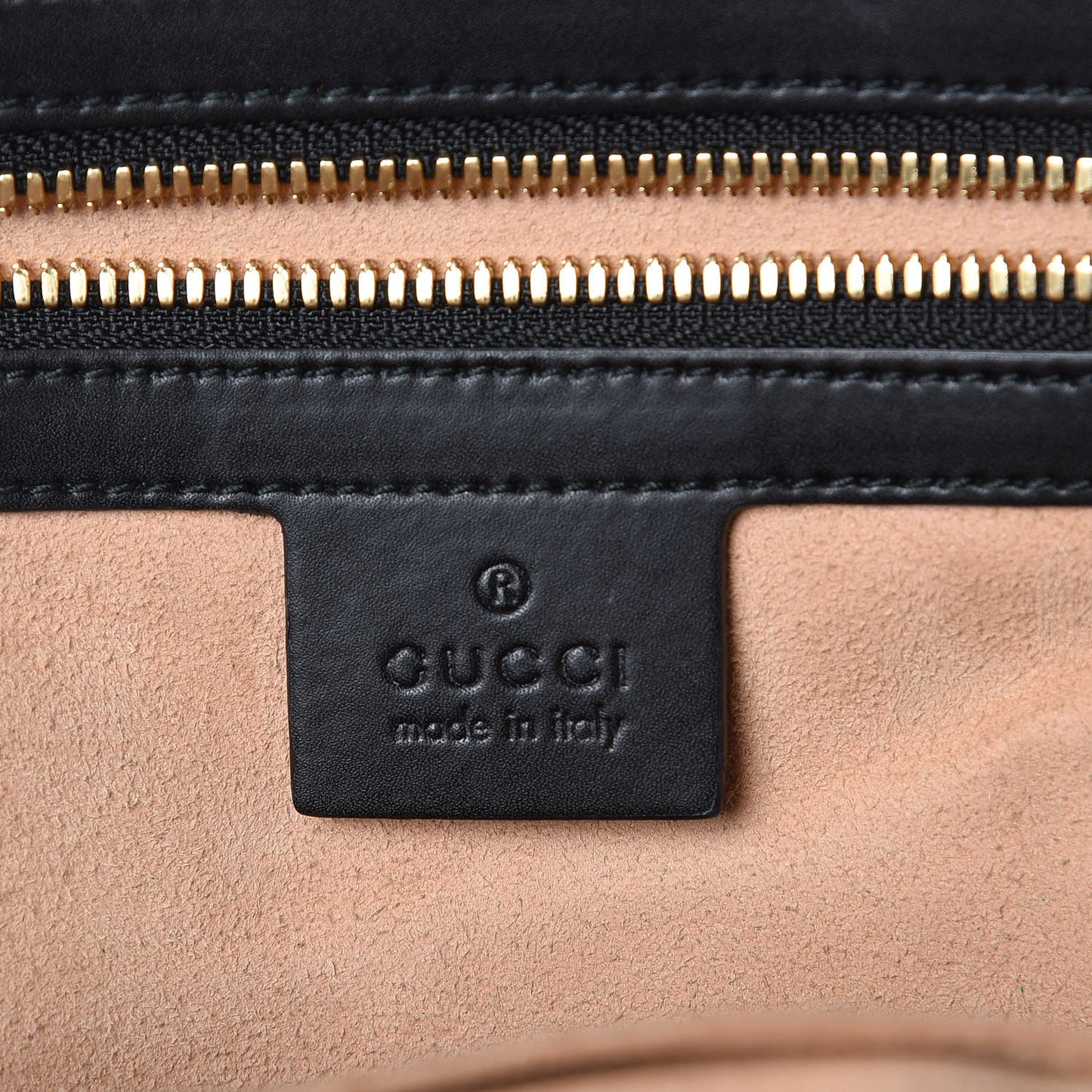 GG Supreme Monogram Bees Print Small Day Backpack Beige Oro Black