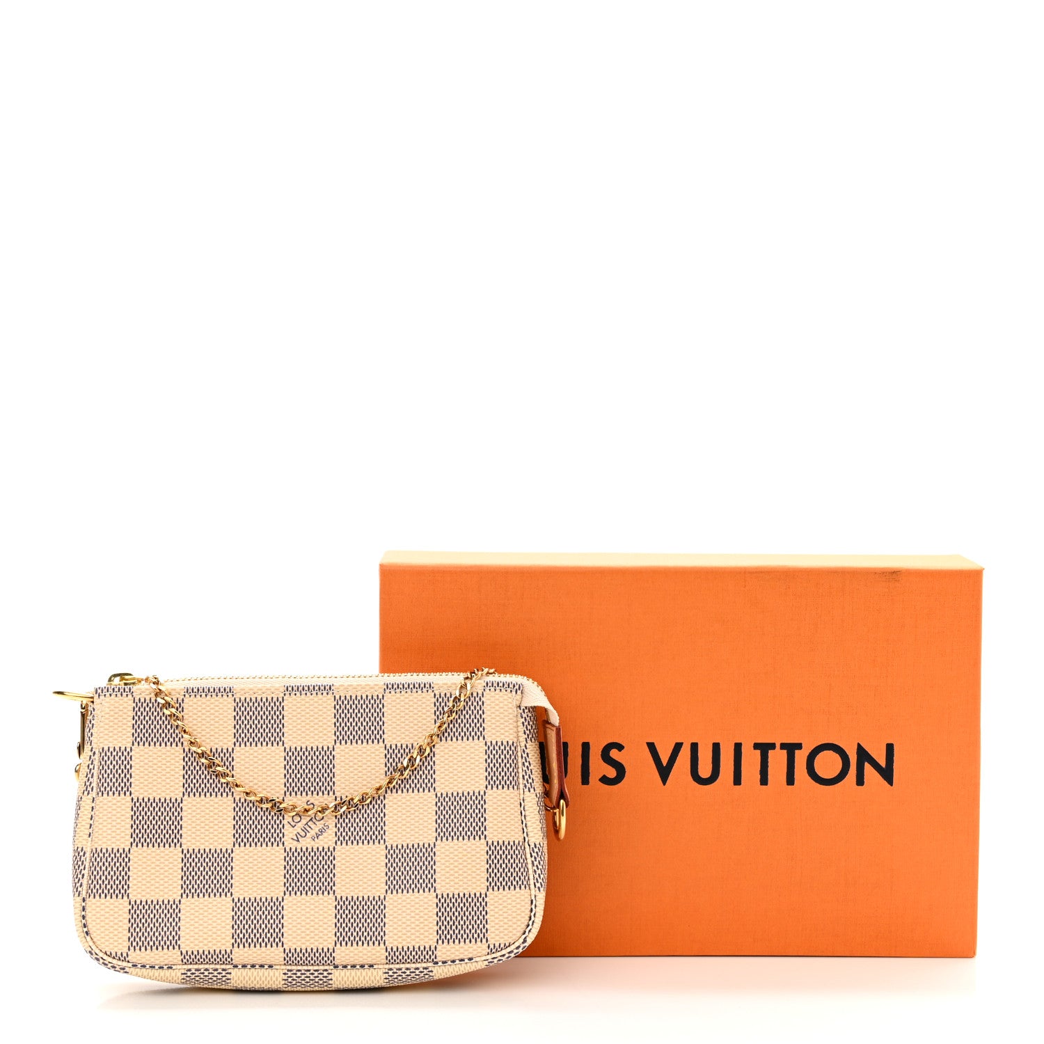 Louis Vuitton Damier Azur Mini Pochette Accessories 10 of 10