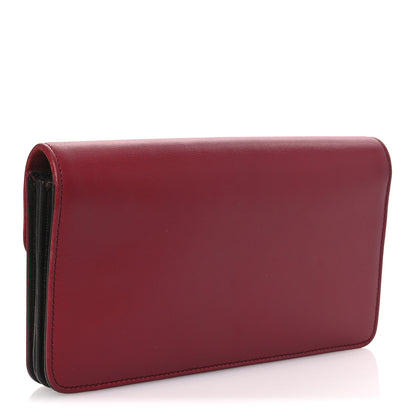 Fendi Vitello Continental Wallet Red 3 of 12