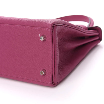 Hermes Togo Kelly Retourne 28 Rose Pourpre 10 of 11