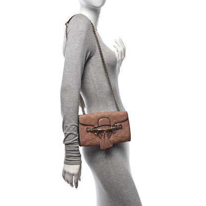 Gucci Guccissima Small Emily Chain Shoulder Bag Camelia 2 of 13