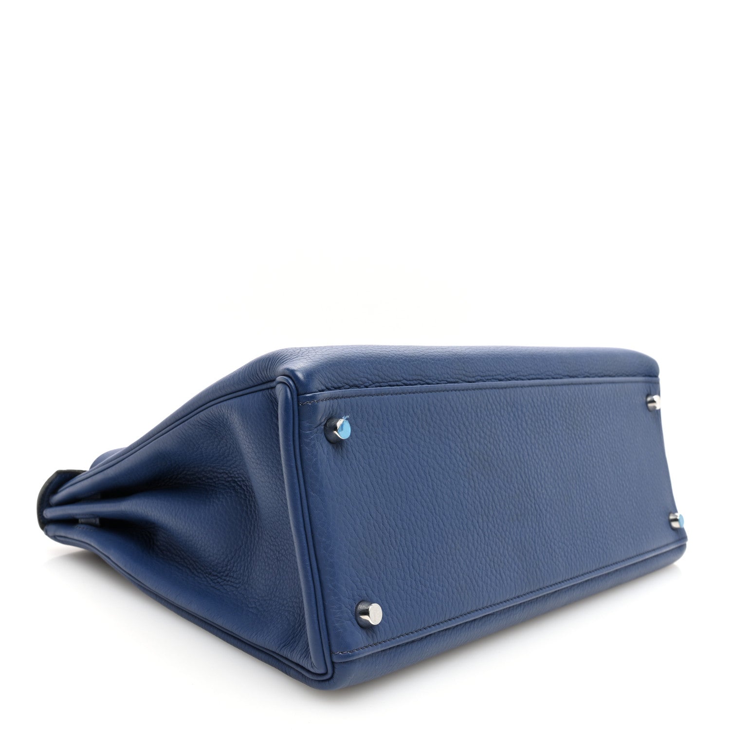 Hermes Togo Kelly Retourne 35 Bleu Brighton 4 of 10