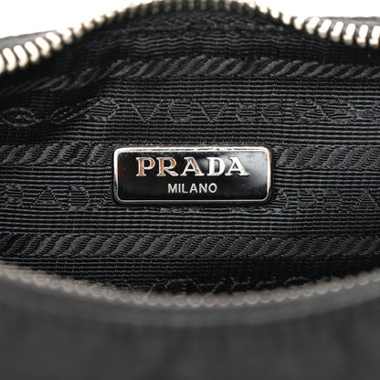 Prada Tessuto Nylon Saffiano Mini Re-Edition 2005 Bag Black 5 of 11