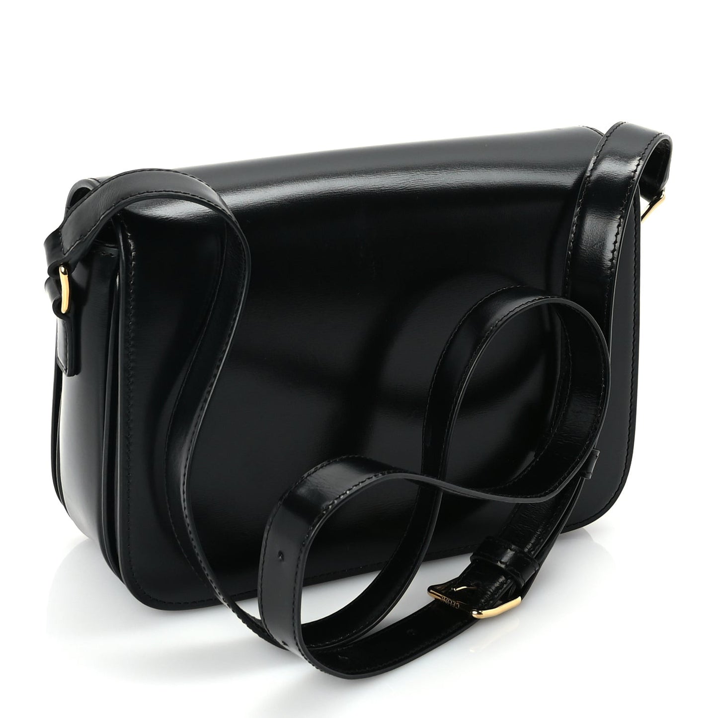Shiny Calfskin Medium Triomphe Black