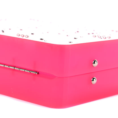 Chanel Plexiglass Strass Motherboard Minaudiere Clutch Pink 7 of 8