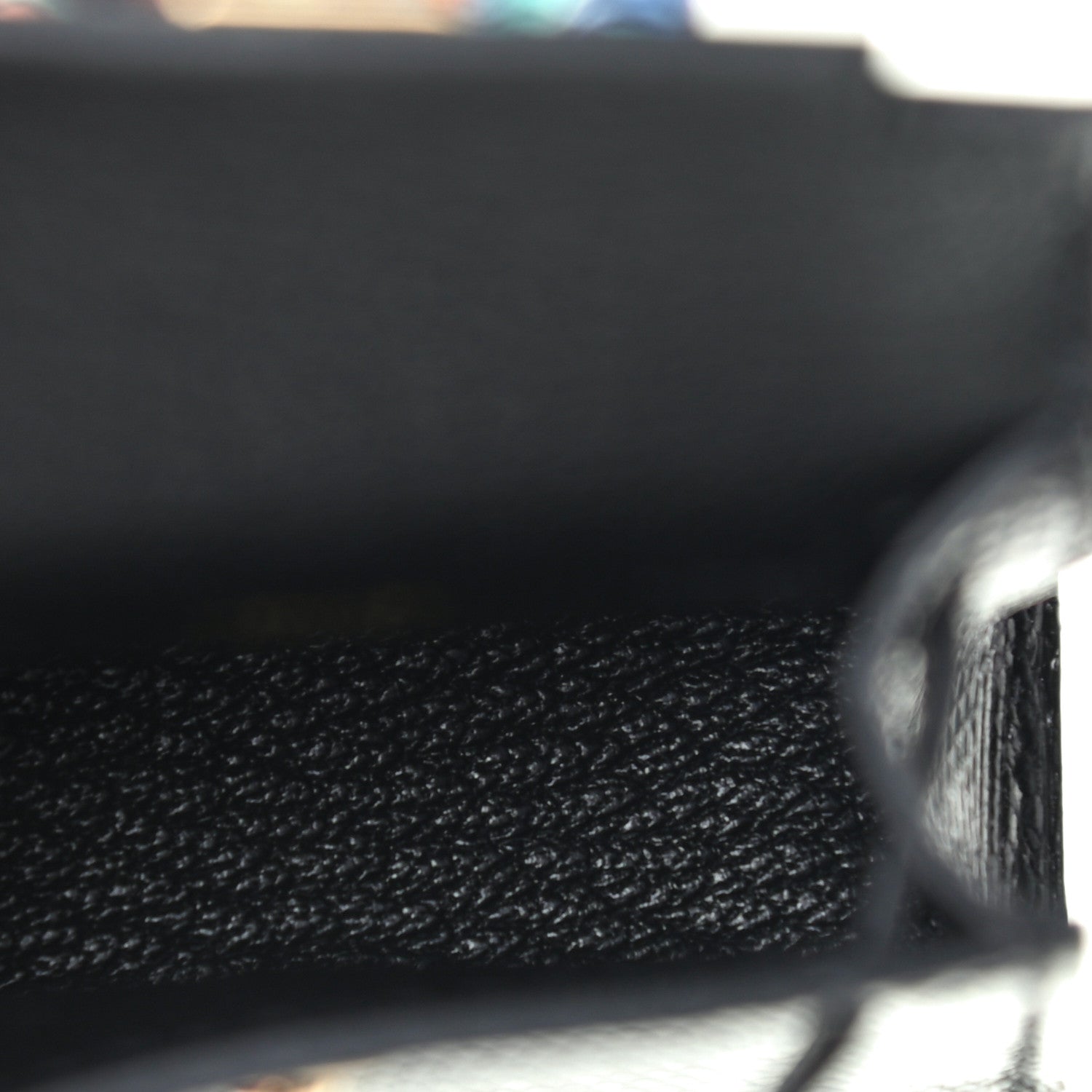 Hermes Lizard Mini Kelly Twilly Bag Charm Black 3 of 3