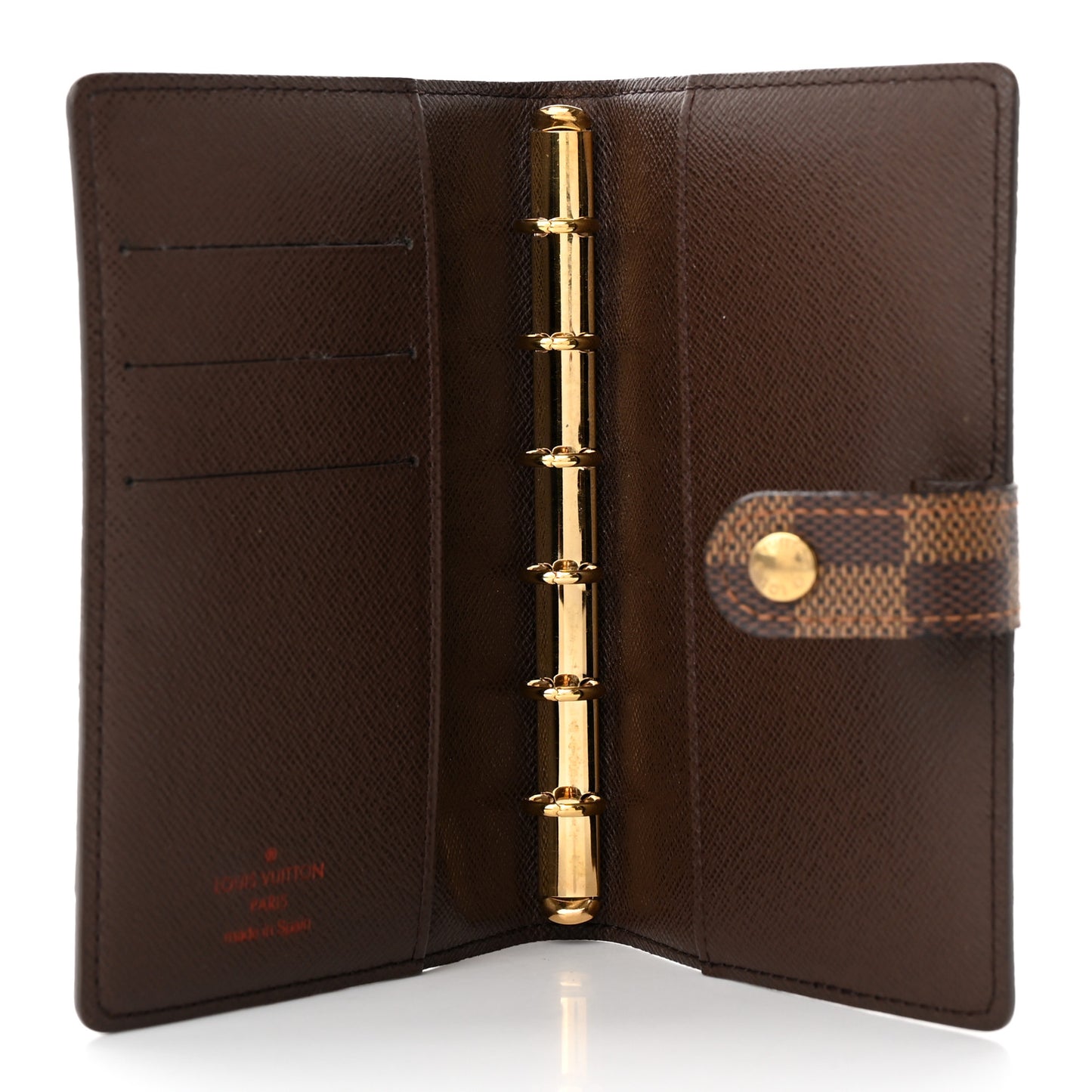 Damier Ebene Small Ring Agenda Cover