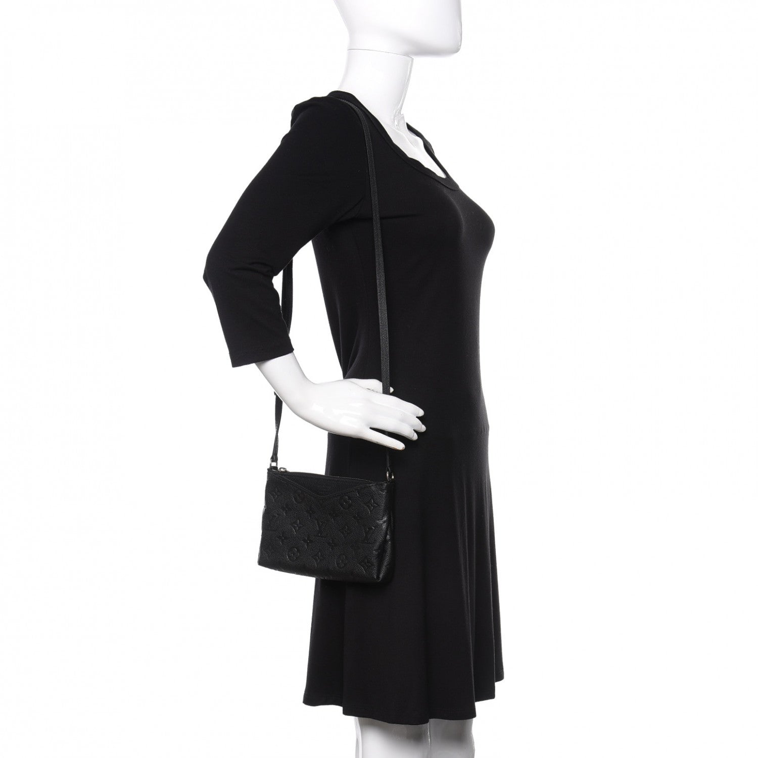 Louis Vuitton Empreinte Pallas Crossbody Black 2 of 9