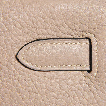 Hermes Taurillon Clemence Kelly Retourne 28 Gris Tourterelle 8 of 26