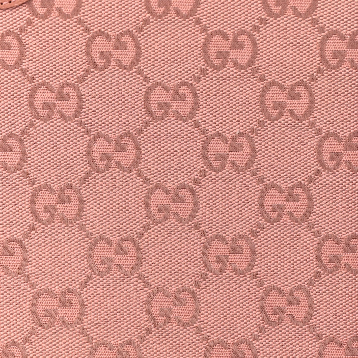 Monogram Textured Dollar Calfskin Ophidia Pouch Cloche  Rose Pink